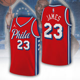 LeBron James x Philadelphia 76ers V-Neck Basketball Jersey – TANTN24500