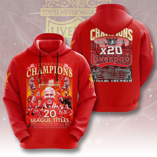 Liverpool FC 2024/25 Premier League Champions 3D Apparel – GNE 3281