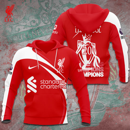 Liverpool FC 2024/25 Premier League Champions 3D Apparel – TANTN 12285