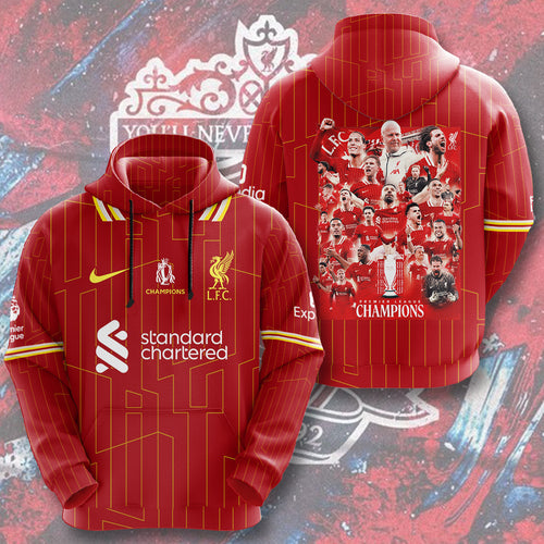 Liverpool FC 2024/25 Premier League Champions 3D Apparel – GNE NEW311
