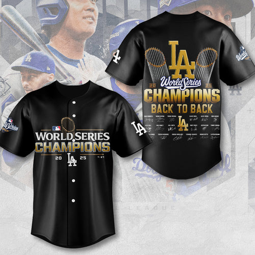 Los Angeles Dodgers 2025 World Series Champions Baseball Jersey – MAITM13700