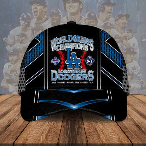 Los Angeles Dodgers 2025 World Series Champions Classic Cap – HOATT14487