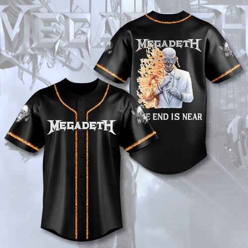 Megadeth Band Baseball Jersey – TMTHU 394