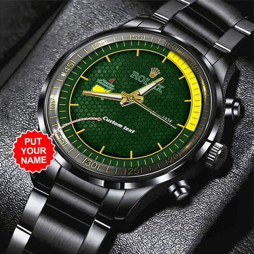 Personalized Masters Tournament x Rolex Black Stainless Steel Watch – MAITM 6434