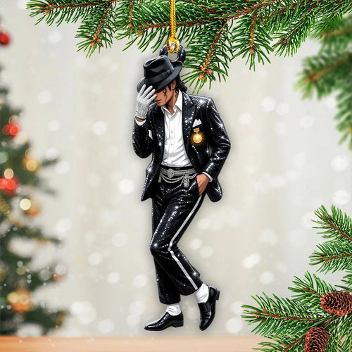 Michael Jackson Custom Shape 2-side Printed Acrylic Ornament – HOATT21208