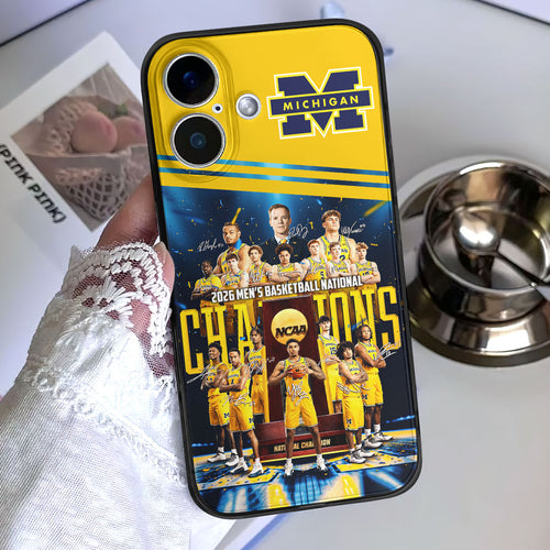 Michigan Wolverines 2026 Men's Basketball National Champions Phone Case – HOATT17340