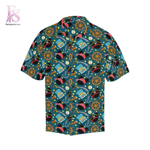Mickey Mouse pirates Hawaiian Shirt