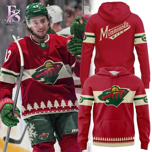 Minnesota Wild Hockey Christmas Hoodie