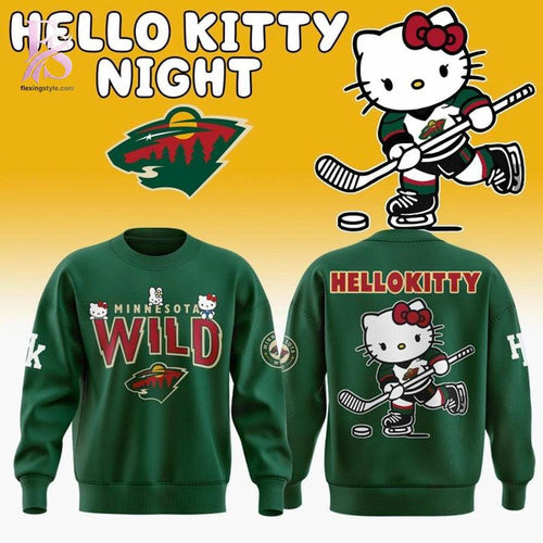 Minnesota Wild x Hello Kitty Night 2026 Sweatshirt