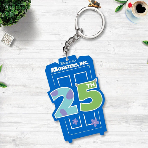 Monsters, Inc. 25th Anniversary Custom Shape 2-sided Keychain – GNE9202