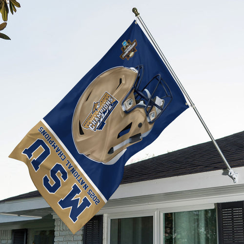 Montana State Bobcats Football 2025 National Champions 3D Double-side House Flag – MAITM14641