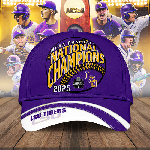 LSU Tigers Baseball 2025 National Champions Classic Cap – NGHIAVT 2947