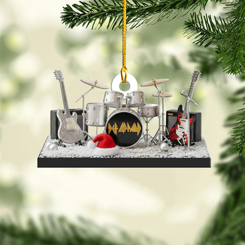 Def Leppard Custom Shape 2-sided Acrylic Ornament โ NGHIAVT5689