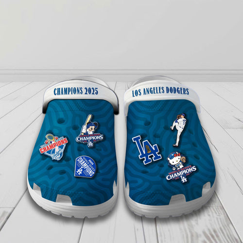 Los Angeles Dodgers 2025 Custom Clogs – NGHIAVT5720