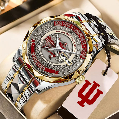 Indiana Hoosiers Football Alloy Luxury Quartz Watch – NGHIAVT6185