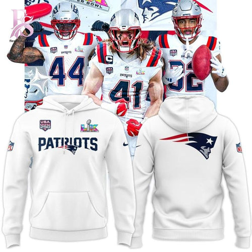 New England Patriots Super Bowl LX Hoodie