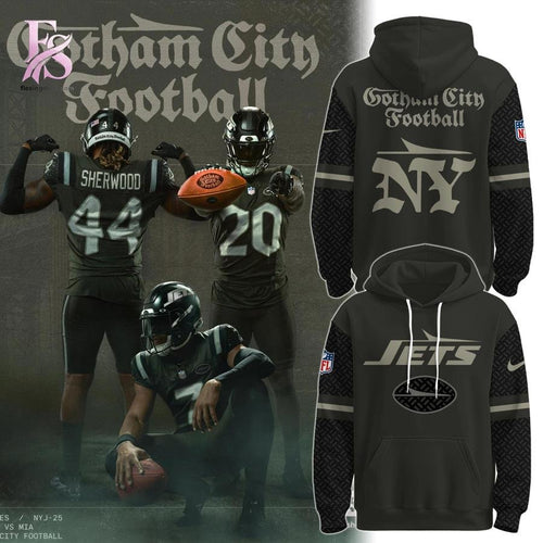 New York Jets Gotham City Football 2025 Hoodie