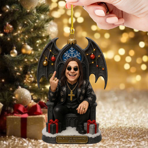 Ozzy Osbourne Custom Shape 2-side Printed Acrylic Ornament โ TMTHU671