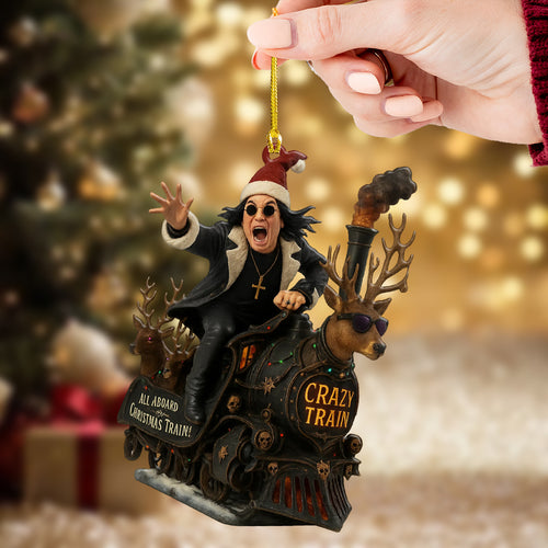 Ozzy Osbourne Custom Shape 2-side Printed Acrylic Ornament โ TMTHU674