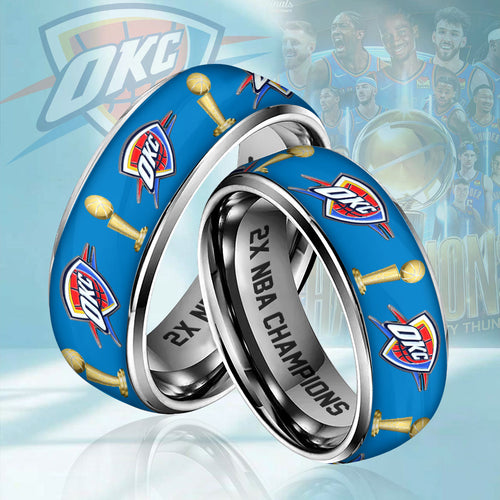 Oklahoma City Thunder Custom Alloy Ring – HOATT 11533
