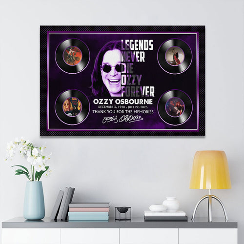 Ozzy Osbourne Rectangle Canvas With Inner Frame – HOATT13240