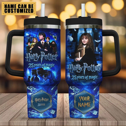 Personalized Harry Potter 25th Anniversary x Hermione Granger 40oz Tumbler – TMTHU8695