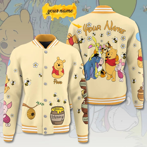 Personalized Winnie-the-Pooh Varsity Jacket – HOATT21100