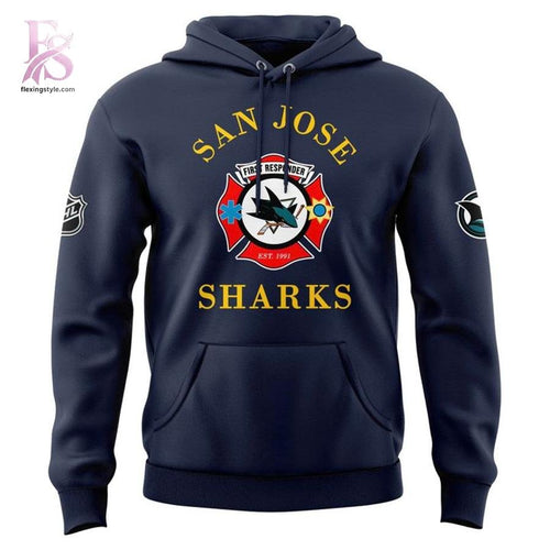 San Jose Sharks 2026 First Responders Night Hoodie