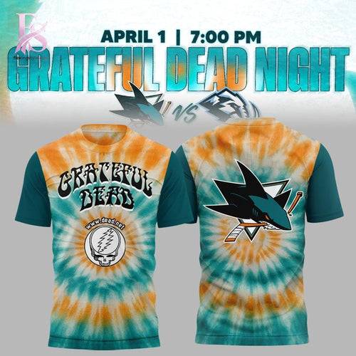 San Jose Sharks Grateful Dead Night 2026 Hoodie