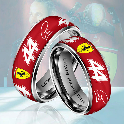 Scuderia Ferrari x Lewis Hamilton Custom Alloy Ring – HOATT16015