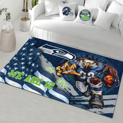 Seattle Seahawks Rectangular Rug – HOATT13178