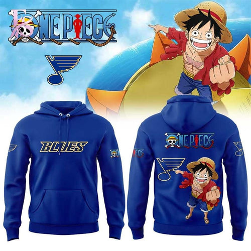 St Louis Blues ONE PIECE Night 2026 Hoodie