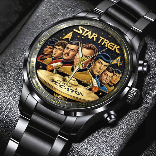 Star Trek 60th Anniversary 2026 Black Stainless Steel Watch – TMTHU4864