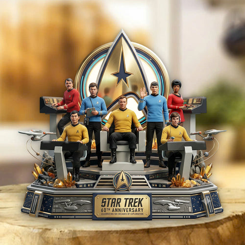 Star Trek 60th Anniversary 2026 Custom Shape Acrylic Plaque – TMTHU6952