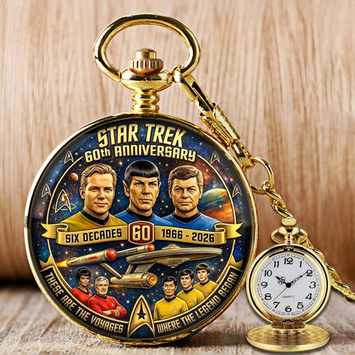 Star Trek 60th Anniversary 2026 Pocket Watch – TMTHU4661