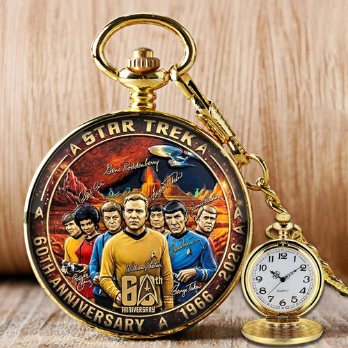 Star Trek 60th Anniversary 2026 Pocket Watch – TMTHU4722