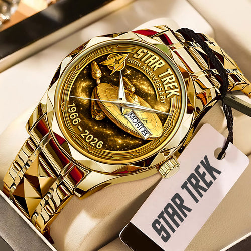 Star Trek 60th Anniversary Alloy Luxury Quartz Watch – GNE5241