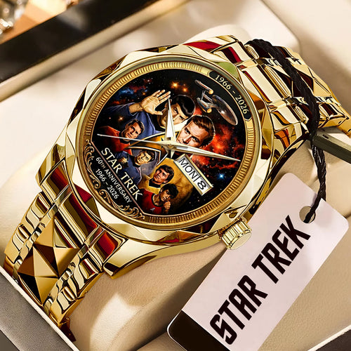 Star Trek 60th Anniversary Alloy Luxury Quartz Watch – HOATT15480