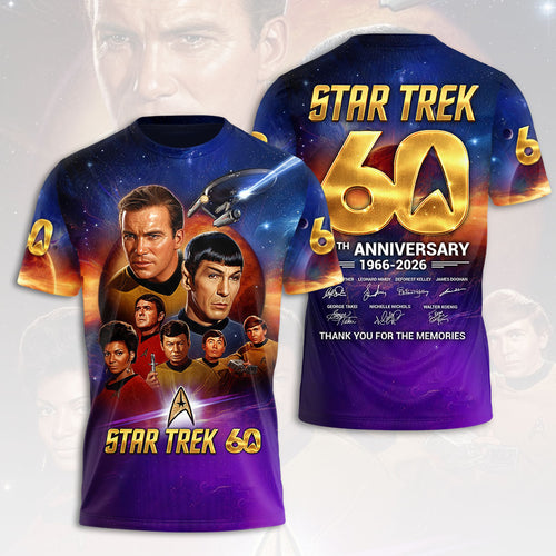 Star Trek 60th Anniversary 3D Apparel – HOATT20128