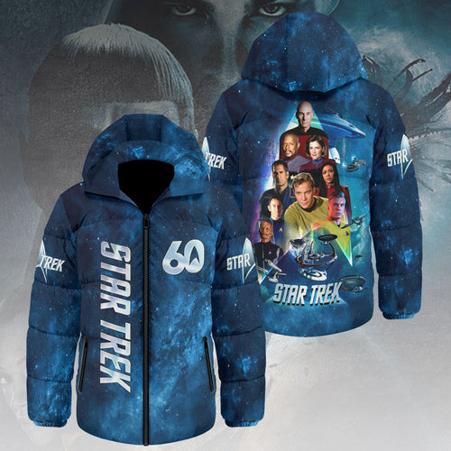 Star Trek: The Original Series 60th Anniversary Thickened Down Hooded Jacket – HOATT16017