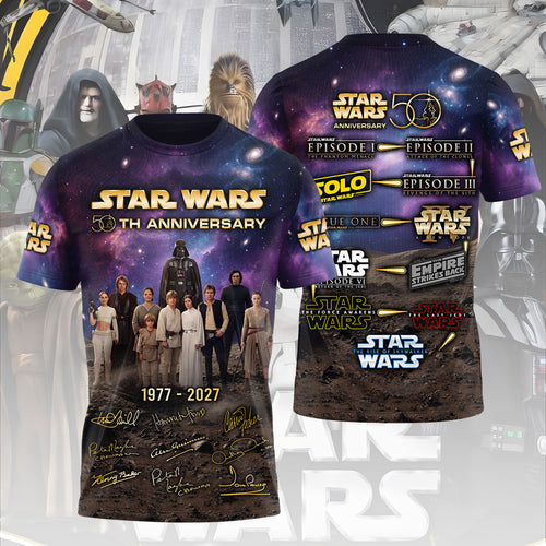 Star Wars 50th Anniversary 2027 3D Apparel – TMTHU5898