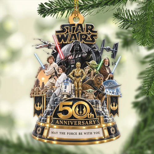 Star Wars 50th Anniversary Custom Shape 2-side Printed Acrylic Ornament – TANTN25747