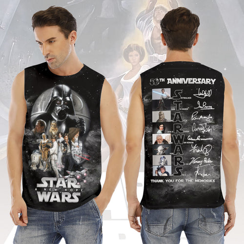 Star Wars 50th Anniversary 3D O-neck Tank Top – HOATT17760