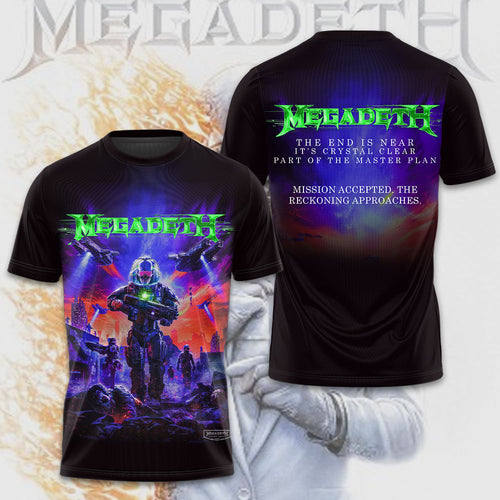 Megadeth Band 3D Apparel – TMTHU380