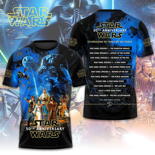 Star Wars 50th Anniversary 3D Apparel – TMTHU4216