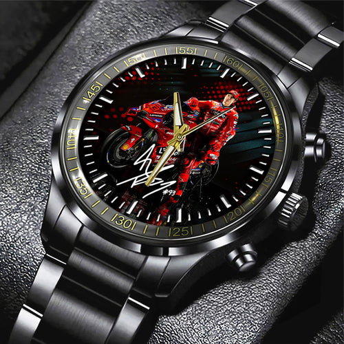 Ducati Lenovo Team x Marc Márquez Black Stainless Steel Watch – TANTN 11763