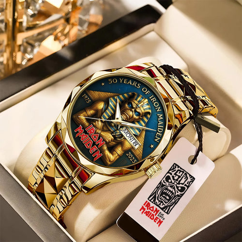 Iron Maiden Alloy Luxury Quartz Watch – TANTN 13768