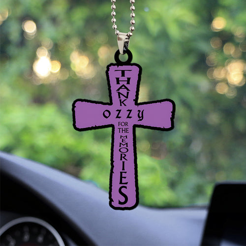 Ozzy Osbourne Custom Shape 2-sided Acrylic Car Ornament โ TANTN 14772