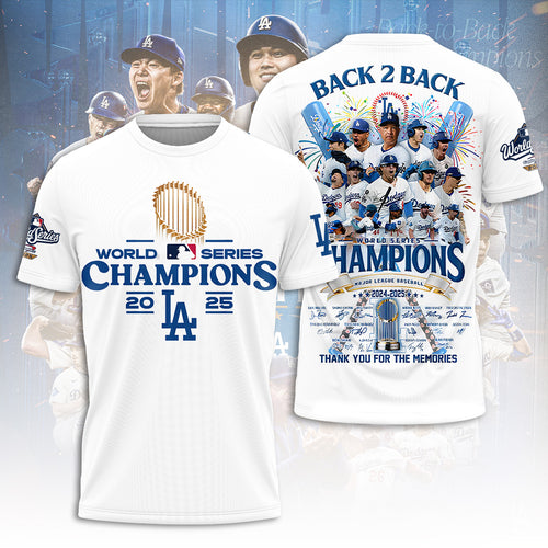 Los Angeles Dodgers World Series 2025 3D Apparel – TANTN18140