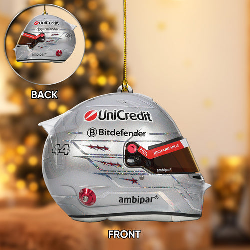 Scuderia Ferrari Las Vegas x Lewis Hamilton Custom Shape 2-sided Acrylic Ornament – TANTN18804